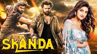 SKANDA  Ram Pothineni  New Released South Indian Hindi Dubbed Movie 2024  Sreeleela  Action [upl. by Margeaux]