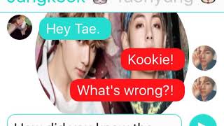 Taekook  Vkook  Broken Heart Fake Texting 16 [upl. by Estell]