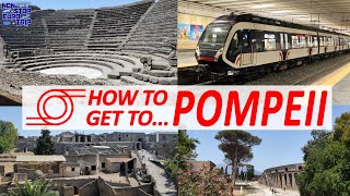 HOW TO GET TO POMPEII  CIRCUMVESUVIANA NAPOLI  ITALIAN TRAIN TRIP REPORT [upl. by Shandeigh498]