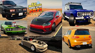 How to have BEST Mods Steam version  Car Mechanic Simulator 21 [upl. by Kinemod]