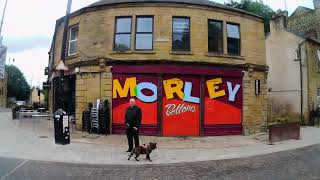 Walking to Morley Train Station Through Morley Bottoms A Guide to the Town Centre Leeds 4K [upl. by Sholley]