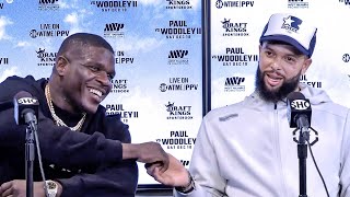 Deron Williams vs Frank Gore • FULL POST FIGHT PRESS CONFERENCE  ShowTime Boxing [upl. by Astrix822]