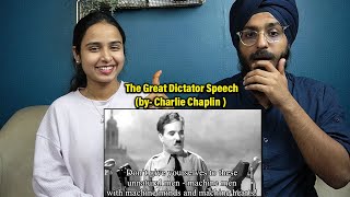 Indians REACT to The Great Dictator Speech by Charlie Chaplin [upl. by Sorensen]