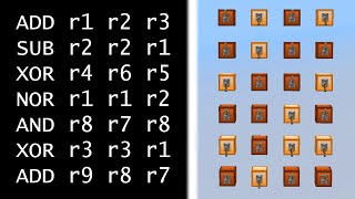 Machine Code amp Assembly Language  Lets Make a Redstone Computer 4 [upl. by Eissirk631]