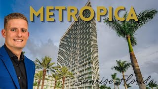 South Florida Luxury Condo Tour  Metropica in Sunrise Florida  2 Bedroom 25 Bathrooms Plus a Den [upl. by Carmita]