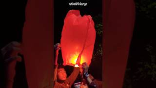 Fire balloon trending trendingshorts youtubeshorts shorts [upl. by Hsekar]