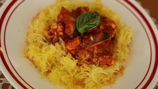 Turkey and Mushroom Marinara with Spaghetti Squash [upl. by Simara666]