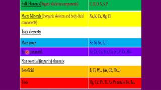 2nd lects 8 10 2024 Classification of elements in biological system [upl. by Cesar913]