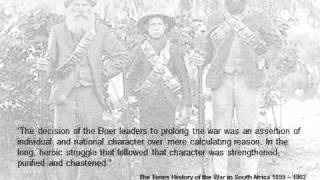 Quotes on the Anglo Boer War 18991902 [upl. by Olnay712]