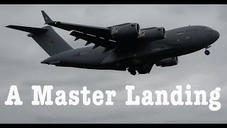 Watch a Boeing C17 Globemaster Landing at Brize Norton [upl. by Zavras]