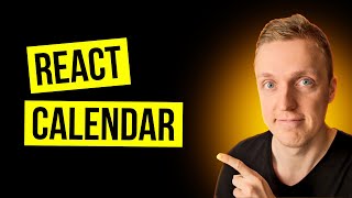 React Calendar Build a Dynamic Calendar from Scratch [upl. by Ellingston]