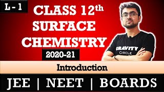 Surface Chemistry  Introduction  L  1  JEE  NEET  BOARDS by Mrityunjay Sir [upl. by Kawai]