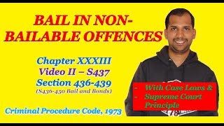 Bail in Non bailable Offence  Section 437  CrPC  Code of Criminal Procedure [upl. by Eniamej]