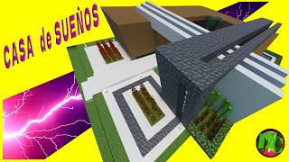 ¿Construirías esta INCREÍBLE casa moderna en Minecraft [upl. by Arikahc]