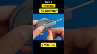 Homemade Mini Rc Excavator from PVC  diy inventions diytools machine dc dcmotor lifehacks [upl. by Groos509]