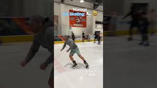 Normal Ice skating vs extreme ice skating trollface troll edit skull [upl. by Ahsatsana]