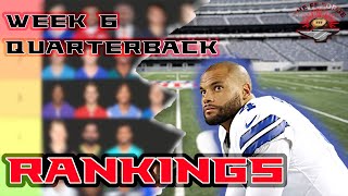 Week 6 QB Rankings Fade em Love em  Lineup Decisions  2023 Fantasy Football [upl. by Assirual]