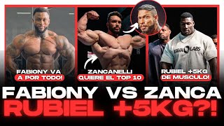 RUBIEL MOSQUERA GANÓ 5KGS DE MUSCULO Y FABIONY SYLVAIN SE ENFRENTA A GABRIEL ZANCANELLI [upl. by Errecart]