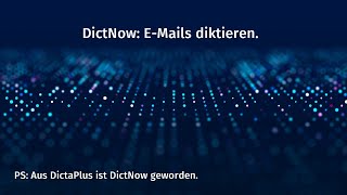 DictNow  EMails diktieren [upl. by Ecirted]