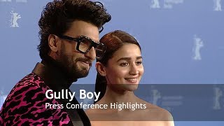 Gully Boy  Press Conference Highlights  Berlinale 2019 [upl. by Hana]