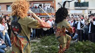 Primer ball dels dimonis a Cala Rajada Sant Antoni 2019 [upl. by Gnav]