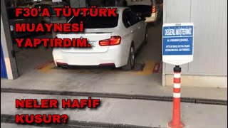 Bmw F30 İle TüvTürk Araç Muaynesi  Yol Muhabbeti Vlog9 [upl. by Atsirhcal]