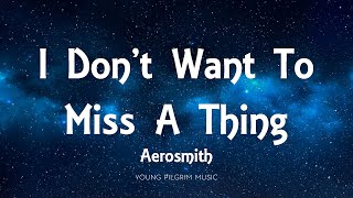 Aerosmith  I Dont Want To Miss A Thing Lyrics [upl. by Onfre]