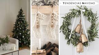 TENDENCIAS NAVIDAD MINIMALISTA 2024 COMO DECORAR TU CASA CHRISTMAS DECOR Design Trends HOME DECOR [upl. by Alohs105]