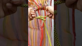 Hammock knot Bowline hammock knotting shorts [upl. by Adnoloy520]