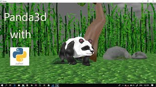 Panda3d wellcome panda project with python [upl. by Ycnuahc]