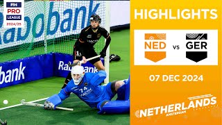 FIH Hockey Pro League 202425 Highlights Netherlands vs Germany M  Match 2 [upl. by Dranoel]