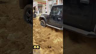 Offroading M fasgyi😂😂thar automobile trending [upl. by Christopher]