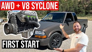 FIRST START of the LS Swapped 2nd Gen Syclone [upl. by Leodora]