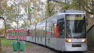 Sound Straßenbahn DuewagSiemens NF6  2103  Rheinbahn AG Düsseldorf [upl. by Karry425]