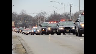 Deputy Jacob Keltner funeral procession [upl. by Wanyen]