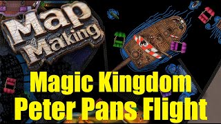 Map Making in Disney World  Magic Kingdom Peter Pans Flight [upl. by Razec]