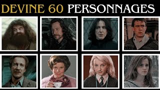 Devine le nom de 60 personnages dans Harry Potter [upl. by Enaamuj71]