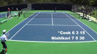 07 24 2010 Cook Vs Nishikori 3 of 3 [upl. by Tayib]