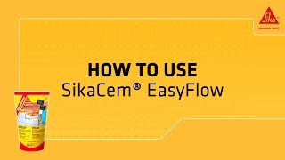 SikaCem® EasyFlow –concrete and mortar strengthening [upl. by Bogie851]