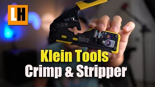 Klein Tools VDV226110 Ratcheting Modular Data Cable Crimper [upl. by Sugna]