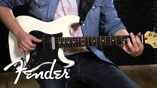 Fender Standard Stratocaster HSH Demo  Fender [upl. by Lemmy]