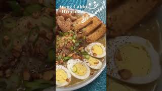 Arroz Caldo OVERLOAD arrozcaldo lugaw comfortfood cravings delicious masarap filipinofood [upl. by Errick]