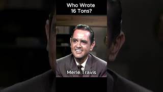 Who Wrote Sixteen Tons  Merle Travis  The Ford Show  11 17 60 [upl. by Dacie]