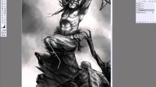 Paint like Frank Frazetta with JeanSebastien Rossbach [upl. by Hairom165]