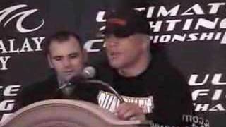 Tito Ortiz UFC 44 post fight press conf crying after his loss to Randy [upl. by Hyde568]