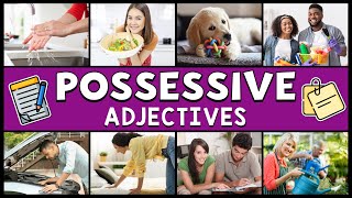 PASO 49  PRINCIPIANTES ADJETIVOS POSESIVOS EN INGLÉS  POSSESSIVE ADJECTIVES [upl. by Lockwood290]