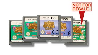 My Animal Crossing Wild World Nintendo DS Cartridge Collection [upl. by Janyte]