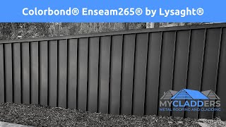 Colorbond Enseam 265® cladding 250m2 Brisbane Roofing [upl. by Fineberg]