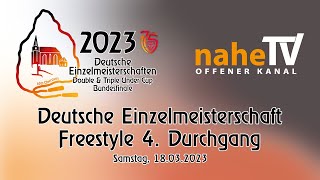 Deutsche Einzelmeisterschaft 2023 Rope Skipping  Freestyle 4 Durchgang  180323 [upl. by Peder]