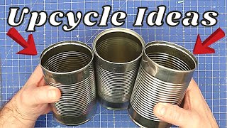 Upcycling TIN CANS Is Easy With These Great Ideas [upl. by Haimehen]